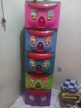 Lemari plastik 5 susun CLUB