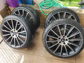 Velg R19 AMG blade lebar 8,5 / 9,5 ET 45 jual cepat