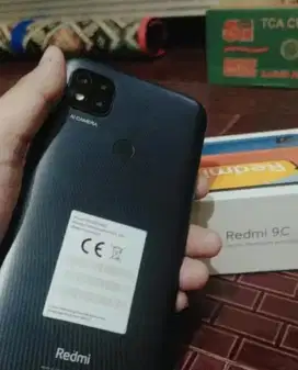 Xiaomi Redmi 9C 32gb Full set + Kardus Bawaan pabrik