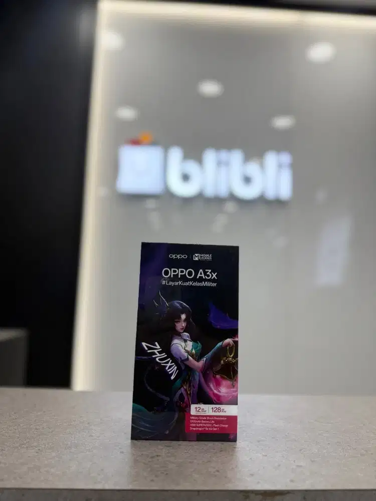Oppo A3X 6/128GB Garansi resmi ready di Blibli Store JCM