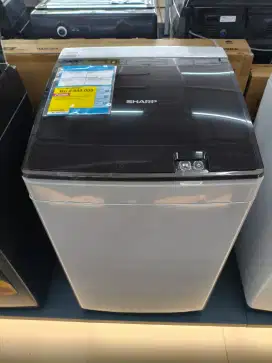 PROMO Mesin Cuci Top Load SHARP 8 KG Cicilan Tanpa DP Bunga 0%