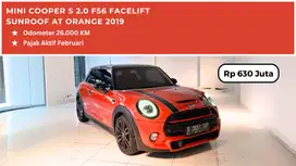 Dijual cepat Mini Cooper S F56 FL 2019