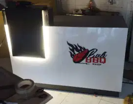 Meja Cashier Custom Meja Kasir Toko Meja Pelayanan Meja Outlet
