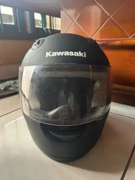 Helm full face Kawasaki black matt