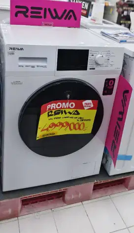 Mesin cuci Reiwa FM Front Loading Wf-0804 Bisa cicilan cukup KTP aja