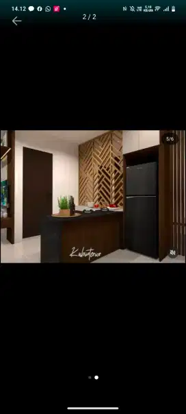 Jasa interior design kitchen set clasic
