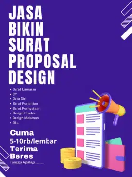 TERIMA JASA KETIK DAN DESIGN PRODUK MURAH LANGSUNG JADI !!