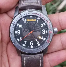 Jam Tangan TIMBERLAND Men Clarksburg With Leather Strap Second