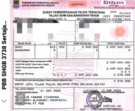 Dijual cepat kavling 813 meter taman golf selatan Cikarang timur