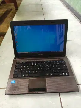 Laptop Asus X44H Celeron Ram 4gb hardisk 500gb