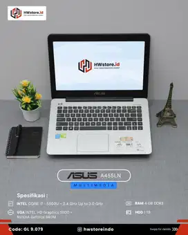 Laptop ASUS A455LN second like new