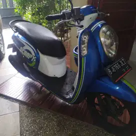 Honda scoopy 2017 plat B Tgr pajak panjang