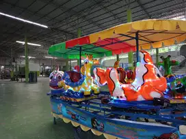 odong odong kereta panggung full fiber terbaru lengkap aksesoris