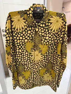 Dijual Kemeja Batik Pria Motif Kuning