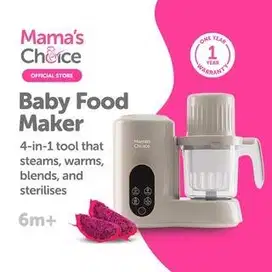 Mama’s Choice Baby Food Maker 4-in-1 Baru – Food Processor MPASI