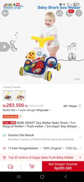 PUSH WALKER BABY