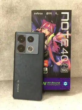 Infinix note 40 pro 5g 8/256 gb fullset mulus