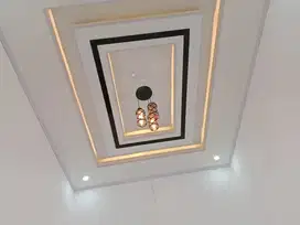 Wall Moulding Sekat Plafon Partisi PVC GRC Gypsum Jasa Tukang Pasang