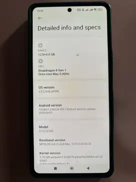 POCO PHONE F4 5G, 16(12+4)GB RAM , 256GB