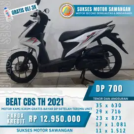 FREE OLI 3X DAN GARANSI SERVICE 1 THN HONDA BEAT CBS TH 2021