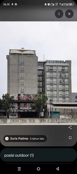 Bangunan Hotel 8lt di Jl Daan Mogot Dalam Kali Tj Duren Jakarta Barat