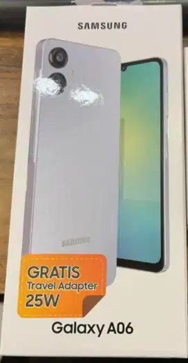 Dijual hp baru samsung a06 ram 4/64 warna blue bisa nego