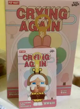 CRY BABY CRYING AGAIN PLUSH ( BEE ) ORI PM INDO SEALED