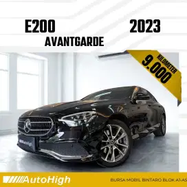 DP10% [Km9.000] E200 AVG Panoramic 2023 Black Reg 2024 #AUTOHIGH