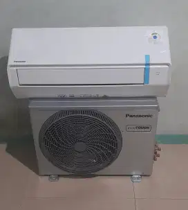 Jual ac panasonic 1/2 pk R32 terbaru thn 2025 bln 1 mulus  ful