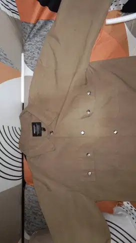 Ribsgold shacket jacket XL brown