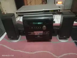 Satu Set Compo Merk LG + DVD