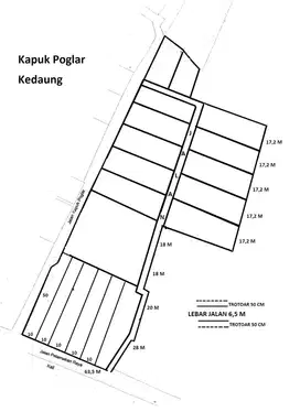 Dijual kavling jalan peternakan raya 15rb m, kapuk cengkareng