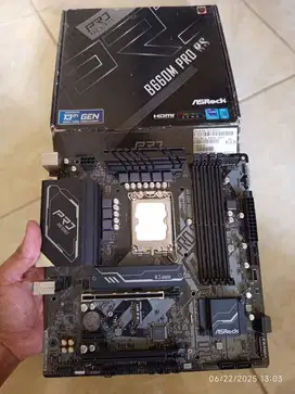ASRock B660M Pro RS Socket intel LGA1700 Gen 12/13/14 Garansi ON