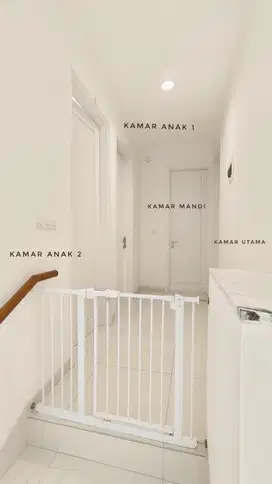 Rumah 2 Lantai Semi Furnished Hadap Selatan Turun Harga di Alam Sutera