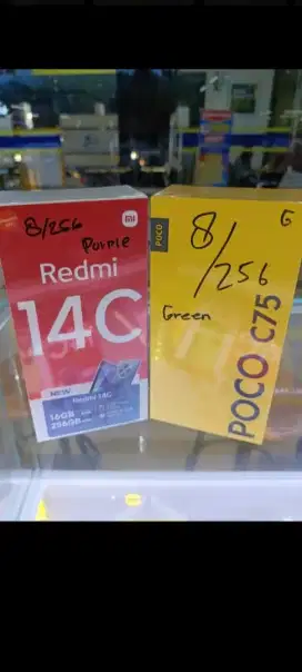 Xiaomi redmi 14c 8/256 setara poco C75 resmi