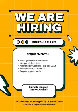 LOKER STAFF ADMIN LULUSAN SMA FRESH GRADUATE
