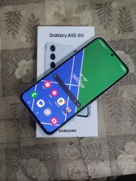 Jual aj samsung a55 (8/256) lengkap mulus bergaransi