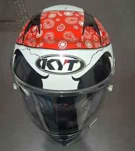 Helm KYT NFR Pirates Red White FullFace