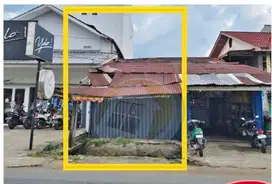 Beli tanah bonus kios lama di jl putri chandramidi, lokasi rame
