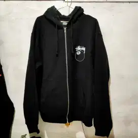 Hoodie stussy 8 ball zip