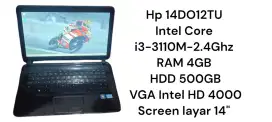 Laptop core i3 lokasi Jaktim condet
