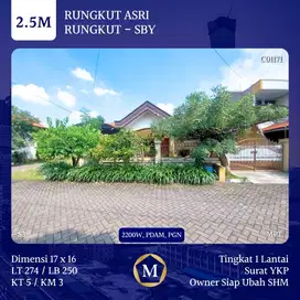Rumah Rungkut Asri Surabaya Timur dkt Penjaringan Asri MERR Pandugo