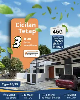 Rumah di dolog, 3 menit ke Swalayan aneka jaya Wolter monginsidi