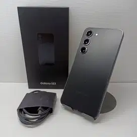 NO MINUS FULLSET SAMSUNG GALAXY S23 5G 8/256 BLACK NO MINUS SIAP PAKAI