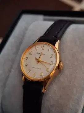 Seiko Angel Automatic Diashock 17 Jewels (Case dilapisi Emas)
