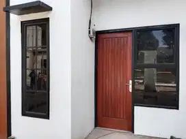 rumah terbaik dipinggir jalan lokasi strategis bebas banjir