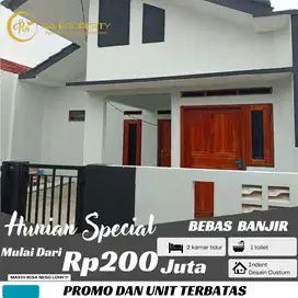 Cluster modern 2kamar murah akses strategis mulai dari 200 jutaan