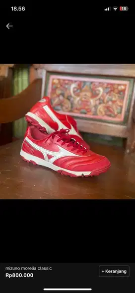 Mizuno turf ukuran 42