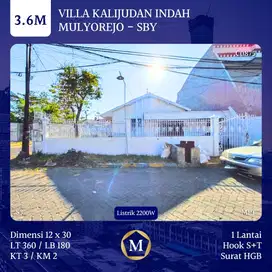 Rumah Villa Kalijudan dkt Dharmahusada UNAIR Gubeng MERR Galaxy Mall