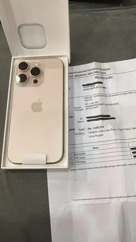 iphoen 16 pro 256 gb resmi beacukai